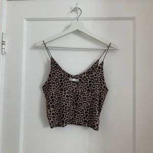 Leopard crop top from H&M.